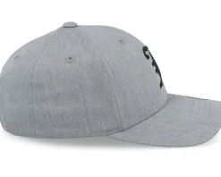 Kids J Letter 3d Heather Grey Adjustable - Kiddo Cap