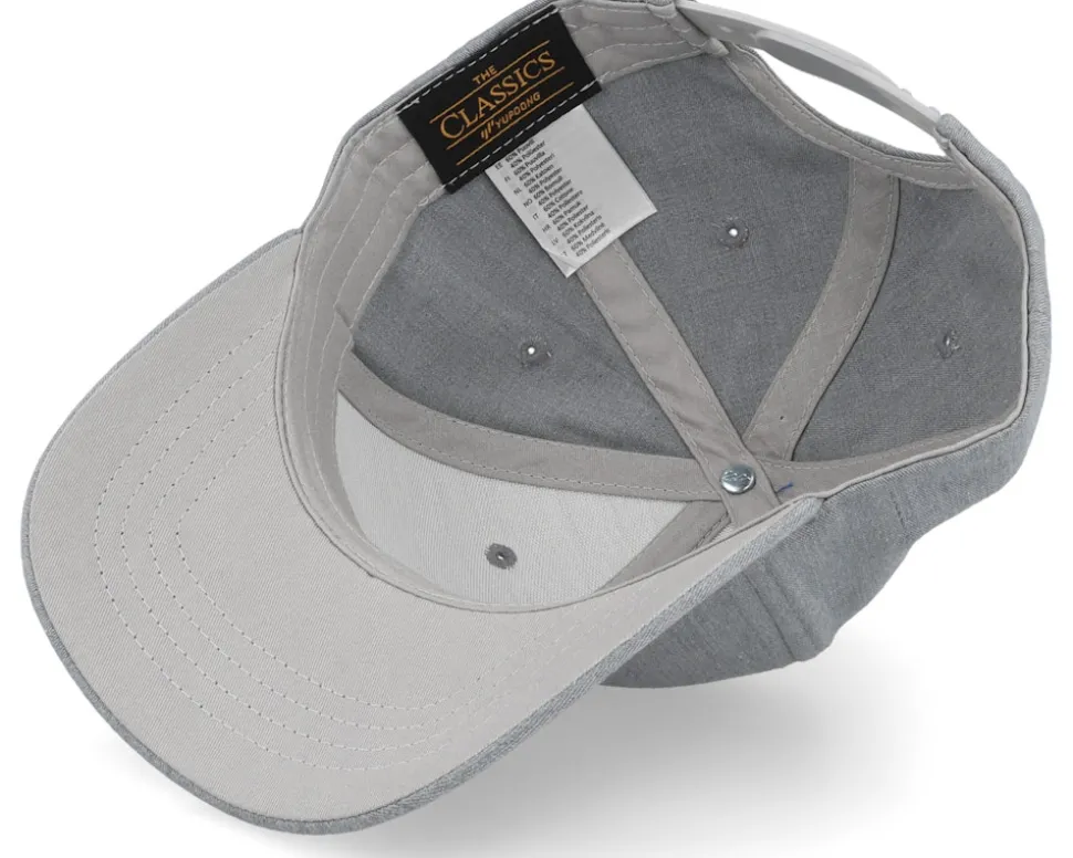 Kids J Letter 3d Heather Grey Adjustable - Kiddo Cap