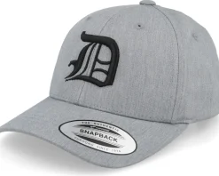 Kids J Letter 3d Heather Grey Adjustable - Kiddo Cap