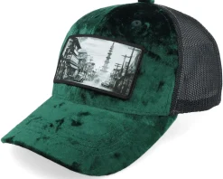 Kids Japan Velvet Green/Black Trucker - Calza Pennello