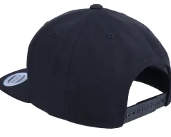 Kids Jolly Roger Pirate Black Snapback - Kiddo Cap