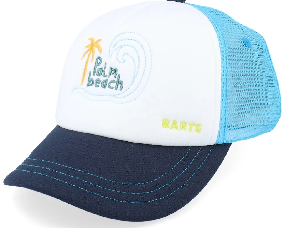 Kids Julezy Cap White/Blue Trucker - Barts