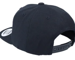 Kids Junior Police Badge Black Snapback - Kiddo Cap