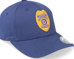 Kids Junior Police Badge Navy Flexfit - Kiddo Cap