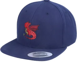 Kids Kawai Dragon Navy Snapback - Kiddo Cap