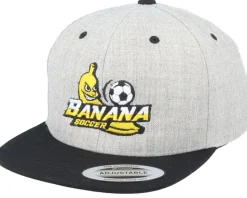 Kids Kids Banana Soccer Heather Grey/Black Snapback - Iconic