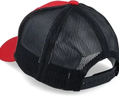 Kids Kids T-rex Red/Yellow Patch Scarlet/Black Trucker - Kiddo Cap