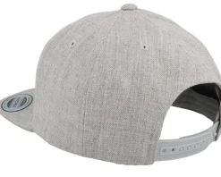 Kids King Old English 3d Heather Grey Snapback - Kiddo Cap