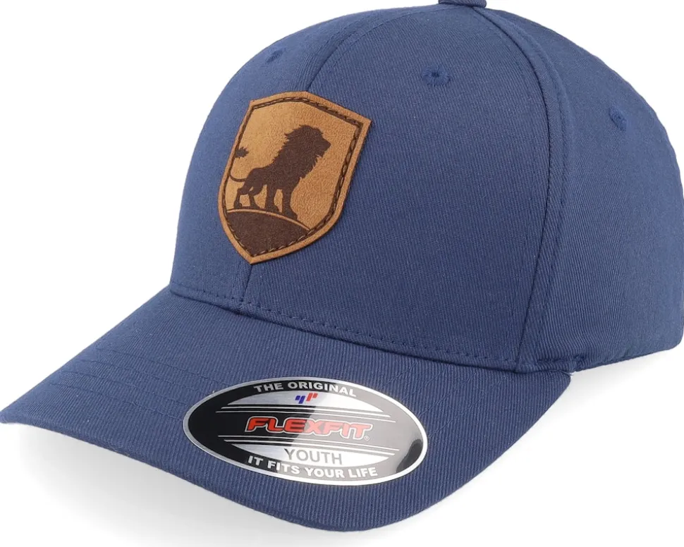 Kids King On The Hill Lion Navy Flexfit - Kiddo Cap