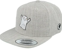 Kids Laban Heather Grey Snapback - Lilla Spöket Laban