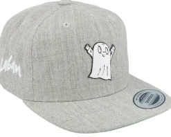 Kids Laban Heather Grey Snapback - Lilla Spöket Laban