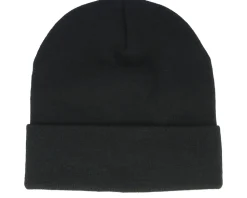 Kids Label Beanie Black Cuff - DC