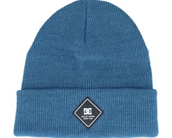 Kids Label Beanie Dark Blue Cuff - DC