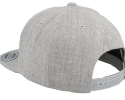 Kids Legend Old English 3d Heather Grey Snapback - Kiddo Cap