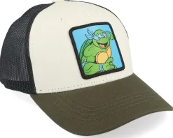 Kids Leonardo Box Green/White/Black Trucker - TMNT