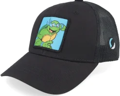 Kids Leonardo Box Green/White/Black Trucker - TMNT