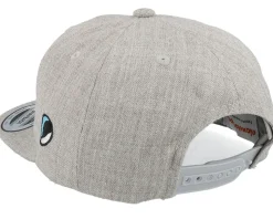 Kids Leonardo Face Grey Snapback - TMNT