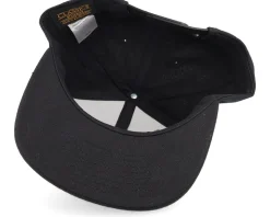 Kids Leopard Leo Patch Black Snapback - Kiddo Cap