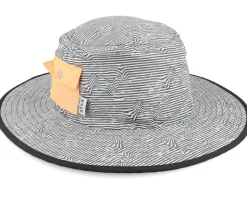 Kids Lineup Boonie Hat White/Black Sun Hat - Headster