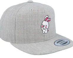 Kids Little Baby Bunny Grey Snapback - Kiddo Cap