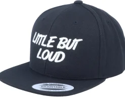 Kids Little But Loud Black Snapback - Kiddo Cap