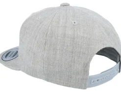 Kids Little Football Player Heather Grey Snapback - Kiddo Cap