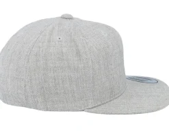 Kids Little Football Player Heather Grey Snapback - Kiddo Cap