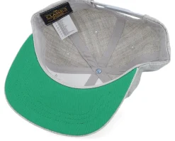 Kids Little Football Player Heather Grey Snapback - Kiddo Cap