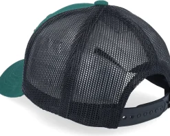 Kids Little Rockstar Dark Green/Black Trucker - Kiddo Cap