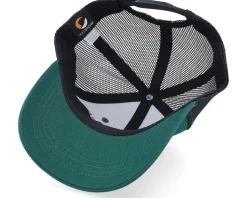 Kids Little Rockstar Dark Green/Black Trucker - Kiddo Cap