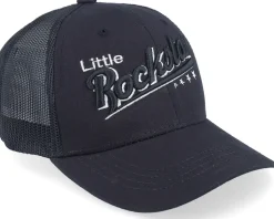 Kids Little Rockstar Black Trucker - Kiddo Cap