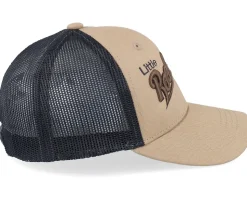 Kids Little Rockstar Caramel/Black Trucker - Kiddo Cap