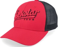 Kids Little Rockstar Scarlet/Black Trucker - Kiddo Cap
