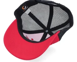 Kids Little Rockstar Scarlet/Black Trucker - Kiddo Cap