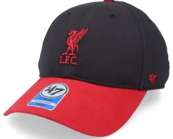 Kids Liverpool FC Short Stack Mvp Black/Red Adjustable - 47 Brand