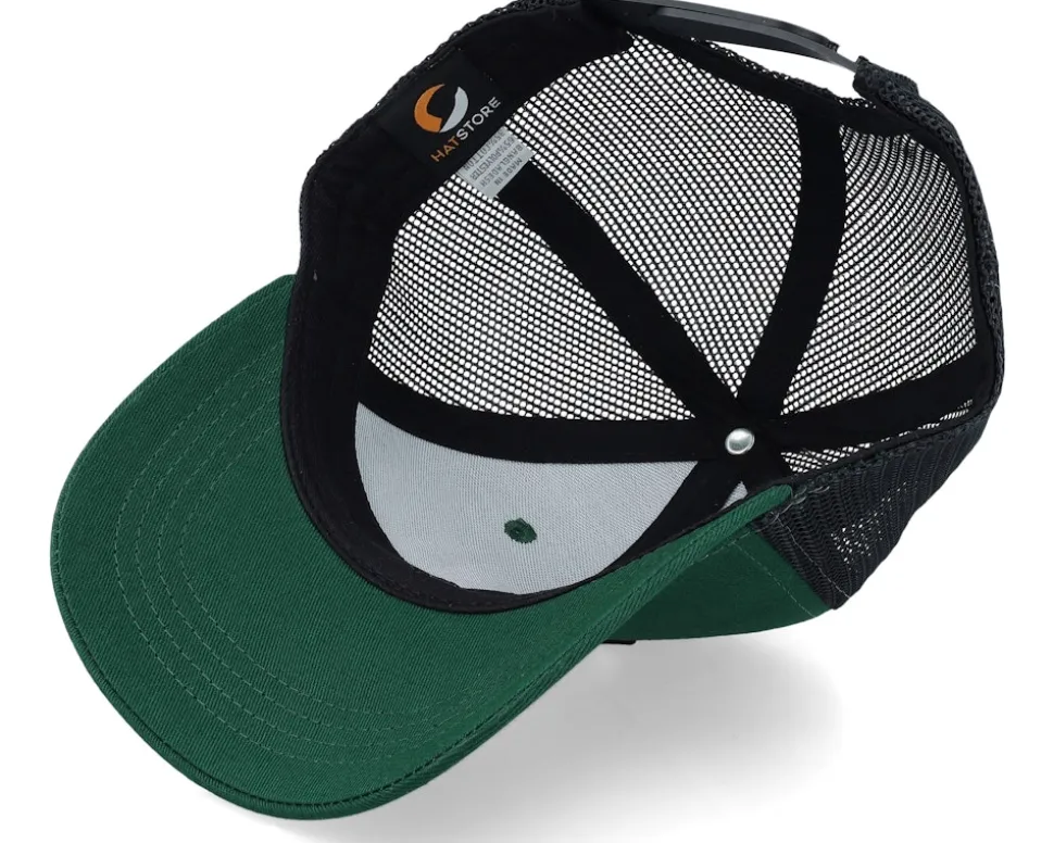 Kids Lizard With Hat Patch Dark Forest/Black - Kiddo Cap