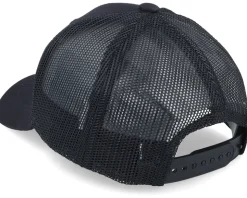 Kids Lizard With Hat Patch Black Trucker - Kiddo Cap