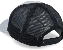 Kids Lizard With Hat Patch Heather Grey/Black - Kiddo Cap