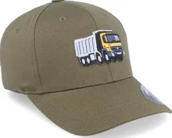 Kids Lorry Truck Olive Flexfit - Kiddo Cap