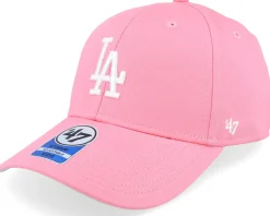 Kids Los Angeles Dodgers Raised Basic Mvp Rose/White Adjustable - 47 Brand