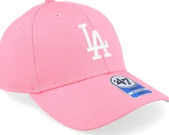 Kids Los Angeles Dodgers Raised Basic Mvp Rose/White Adjustable - 47 Brand