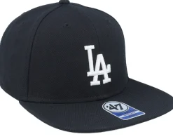 Kids Los Angeles Dodgers Lil Shot Captain Black Snapback - 47 Brand