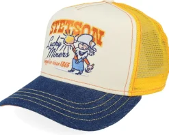 Kids Lucky Miners Denim Blue/Off White/Blue Trucker - Stetson