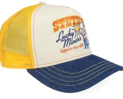 Kids Lucky Miners Denim Blue/Off White/Blue Trucker - Stetson