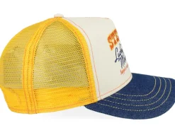 Kids Lucky Miners Denim Blue/Off White/Blue Trucker - Stetson
