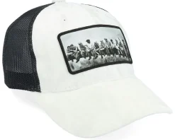 Kids Lunch Atop A Skyscraper Velvet White/Black - Calza Pennello