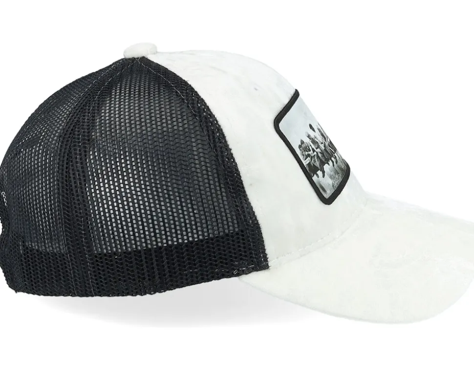 Kids Lunch Atop A Skyscraper Velvet White/Black - Calza Pennello