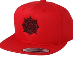 Kids Mandala Red Snapback - Kiddo Cap