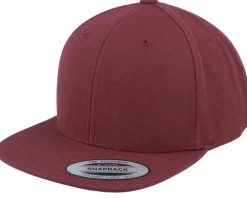 Kids Maroon Snapback - Yupoong