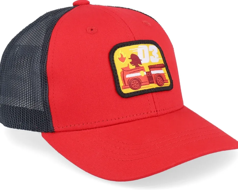 Kids Marshall Firetruck Red/Black Trucker - PAW Patrol